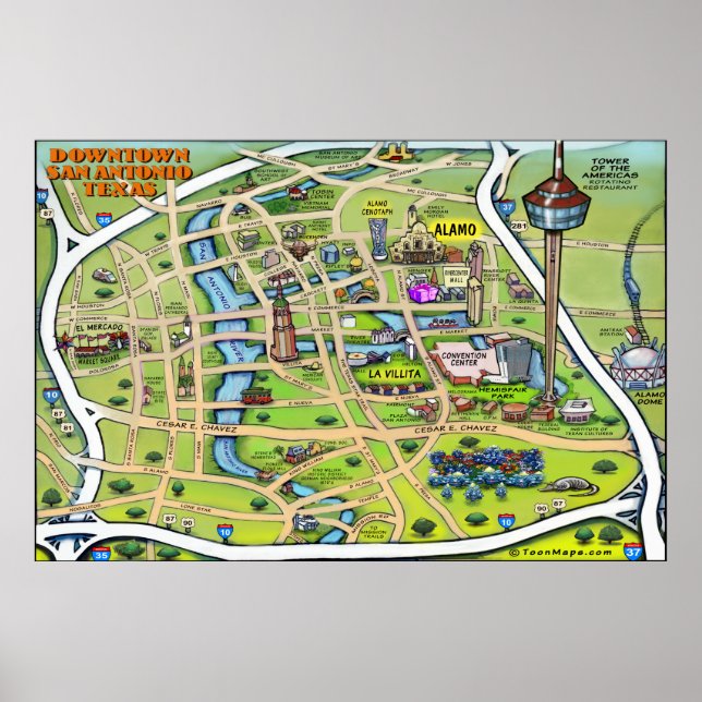 Poster Centro San Antonio (Frente)