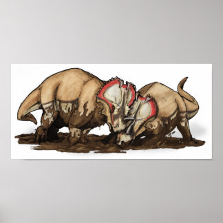 Póster Centrosauro - dinossauro