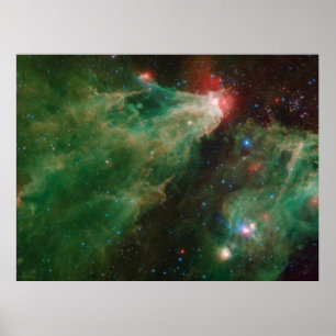 Poster Cepheus B e C Nebulosa Verde