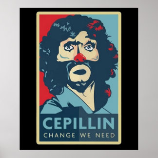 Poster Cepillin Clown Engraçado Palhaço Mexicano Cepillín