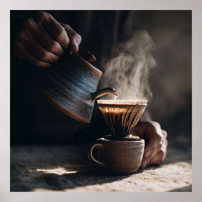 Poster Cerâmica de Infusão a Vapor (Frente)