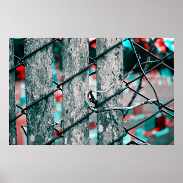 Póster Cerca de Cemitério 3D (Frente)