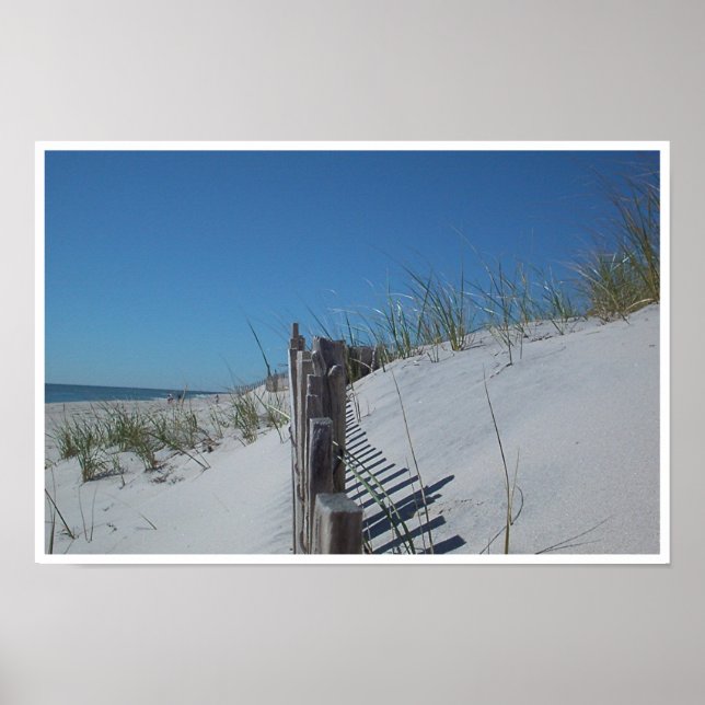 Póster cerca de praia (Frente)