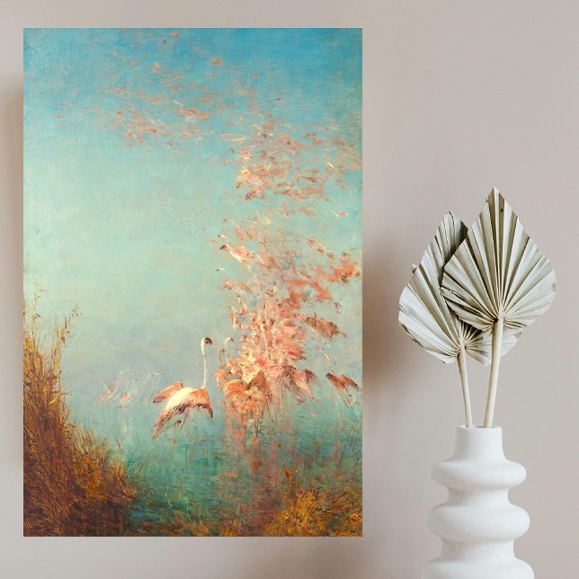Póster Cercado de Flamingos Rosa, Étang De Vaccarès (Criador carregado)