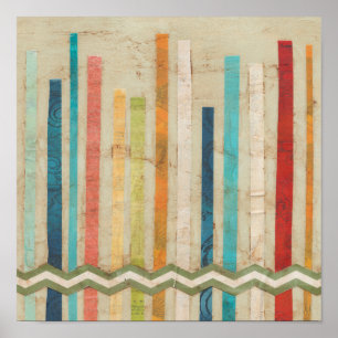 Póster Cercas de papel IV para cima