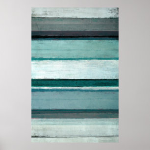 Póster Cerceta da "relação" e arte abstracta cinzenta