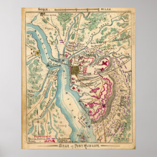 Póster Cerco à Guerra Civil de Port Hudson