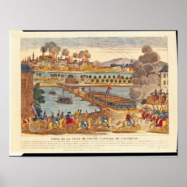 Poster Cerco de Viena, 10 de maio de 1809 (Frente)