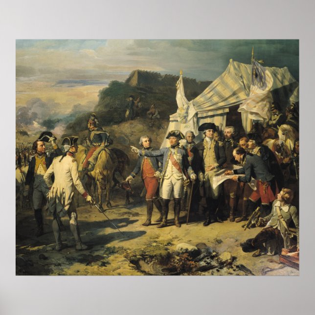 Póster Cerco de Yorktown, 17 de outubro de 1781, 1836 (Frente)