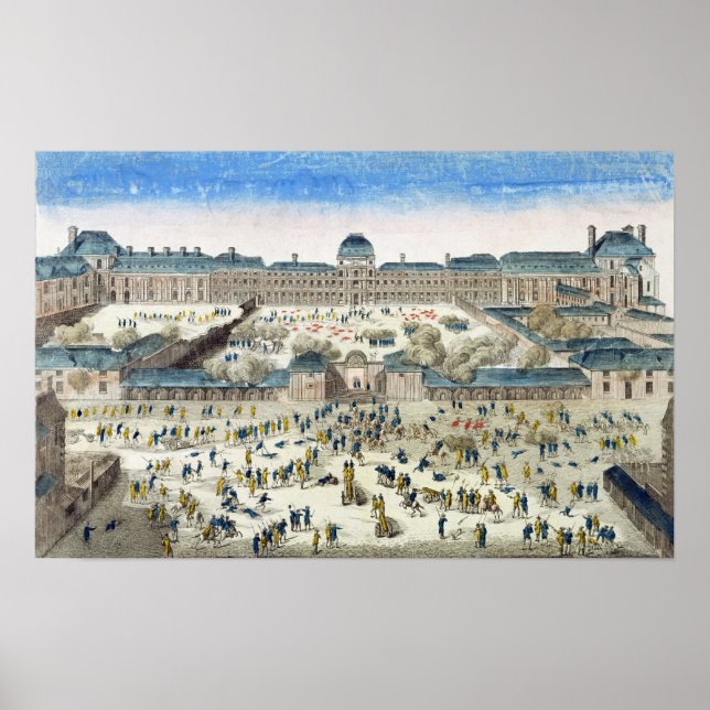 Póster Cerco do Chateau das Tuilarias (Frente)