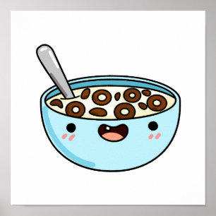 Poster Cereal Kawaii Cute