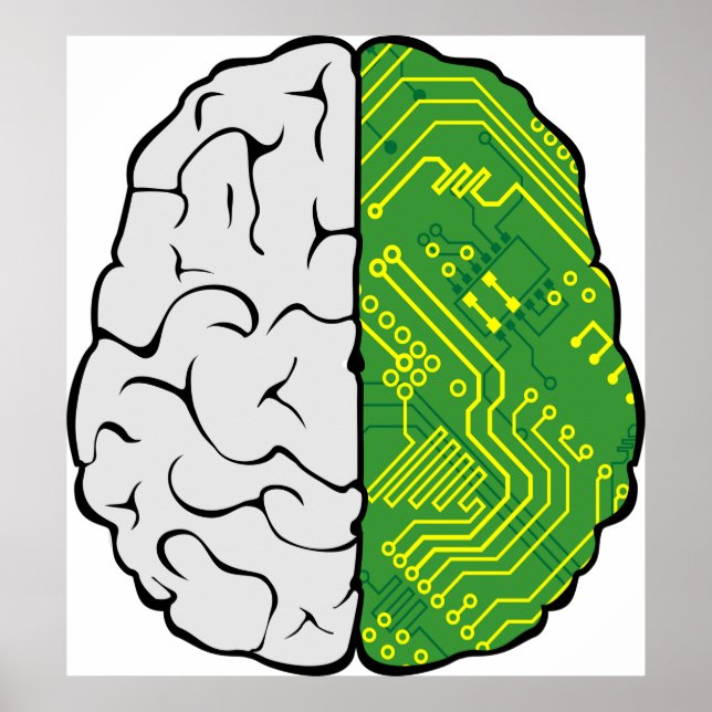 Poster Cérebro da motherboard (Frente)