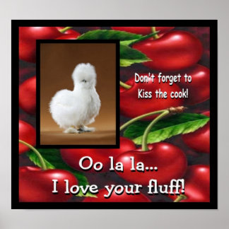 Póster Cerejas e Silkie
