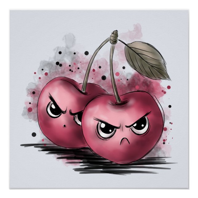 Póster Cerejas Grumpy (Frente)