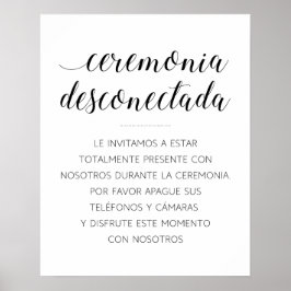 Póster Ceremonia Descontada