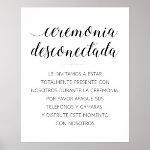 Póster Ceremonia Descontada