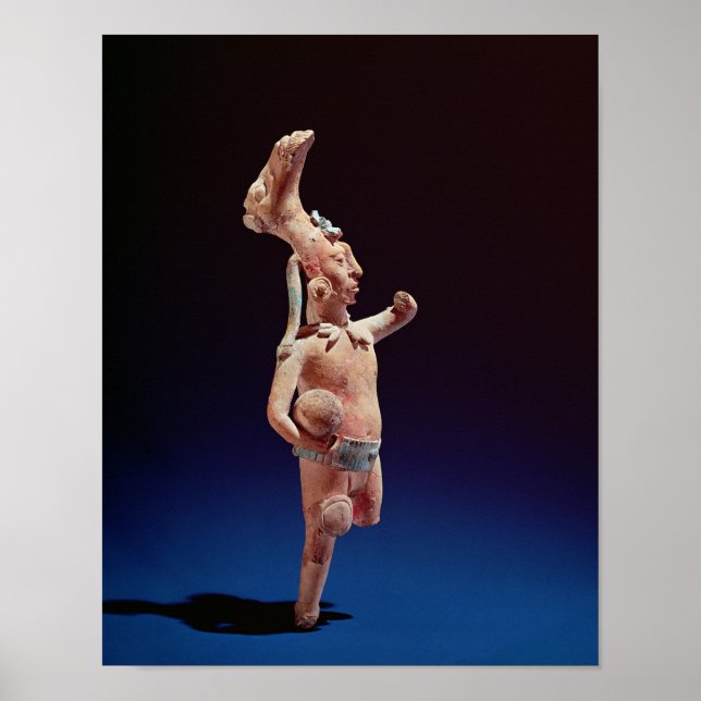 Póster Ceremonial Ballplayer, Ilha de Jaina, c.600 (Frente)