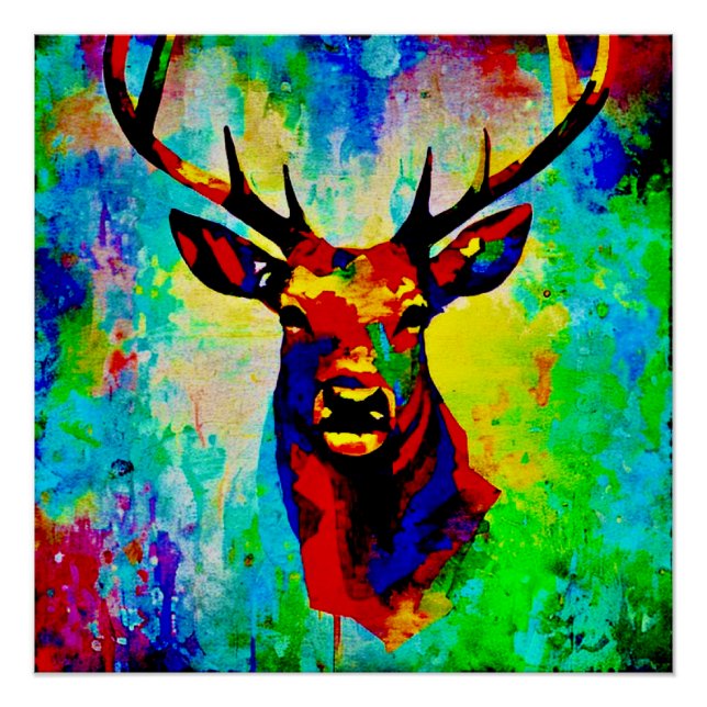 Póster Cerf majestueux - Proud Stag (Frente)