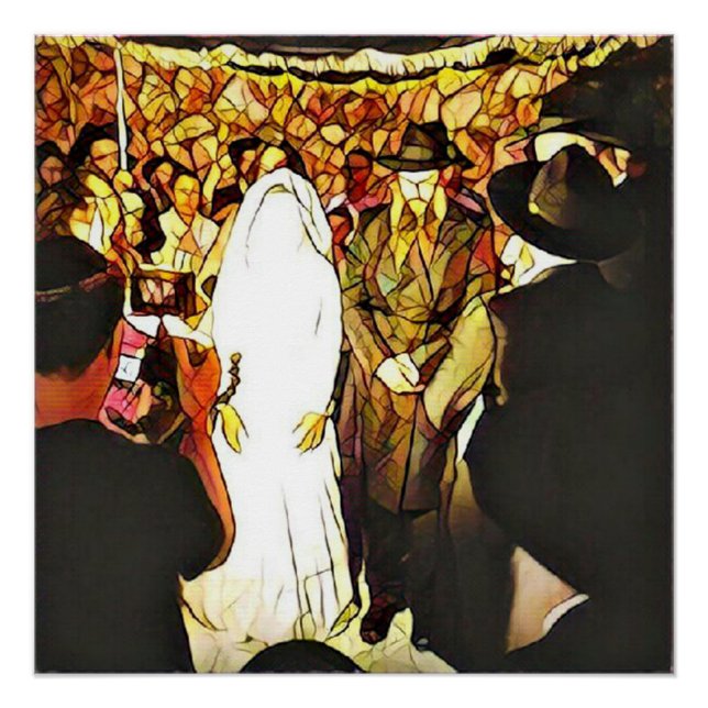 Póster Cerimônia de casamento judaica (Frente)