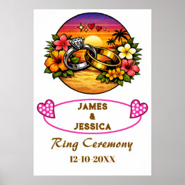 Poster Cerimônia de entrega do anel