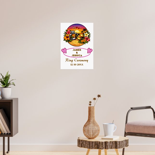 Poster Cerimônia de entrega do anel (Sala de Estar 3)
