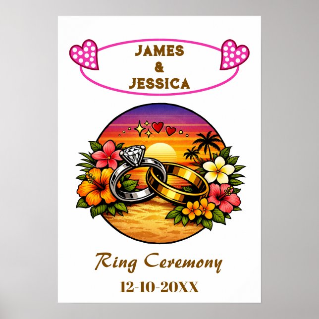 Poster Cerimônia do anel (Frente)