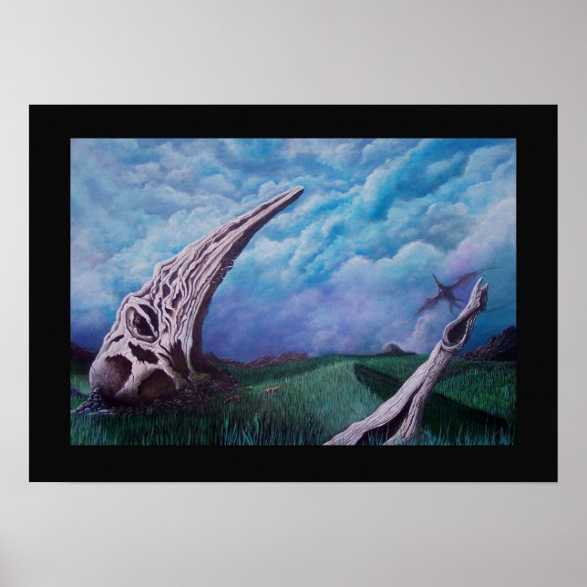 Póster Cerramento do planador de planícies excelentes (Frente)