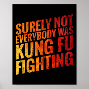 Poster Certamente Nem Todo Kung Fu Estava Na Luta Contra 