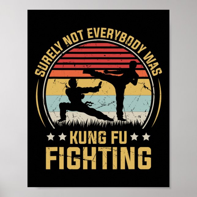 Poster Certamente Nem Todos Estavam Lutando Kung Fu Vinta (Frente)