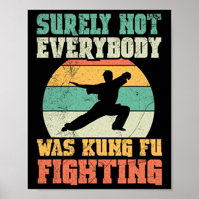 Poster Certamente Nem Todos Estavam Lutando Kung Fu Vinta (Frente)