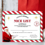 Poster Certificado de Lista de Nice Oficial de papais noe<br><div class="desc">Poster de Certificado de Lista de Nice Oficial de papais noeis</div>