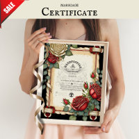 CERTIFICADO DE TRATAMENTO PARA ROSAS VERMELHOS VER