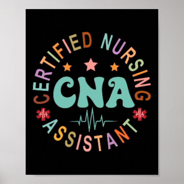 Poster Certified Nurse Istant Appreciation Cna Roupa Un (Frente)