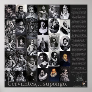 Póster Cervantes, Supongo-Poster-400 Anos Don Quijote