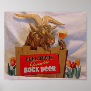 Póster Cerveja de Boca Genuína de Horlacher