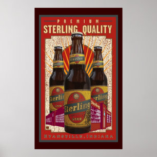Póster Cerveja esterlina