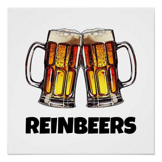 Póster Cerveja Natal Reinbeers (Frente)