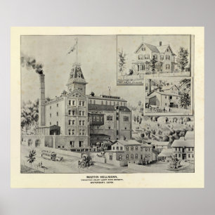 Póster Cervejaria de Naugatuck Val