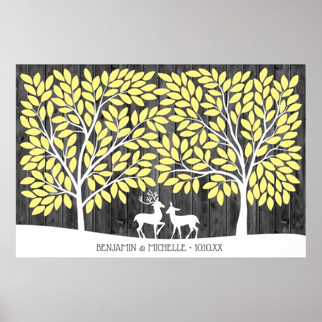 Poster Cervo - Alternativa de Livro de Visitas com 250 As (Frente)