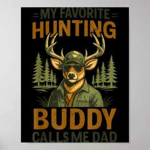 Poster Cervo Camuflado Meu Companheiro de Caça Favorito M