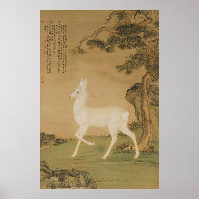 Poster Cervo Favorável Arte Fina (Frente)