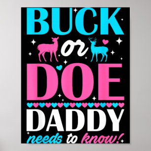 Poster Cervo ou Corça Papai Precisa Saber Quem Guarda o G