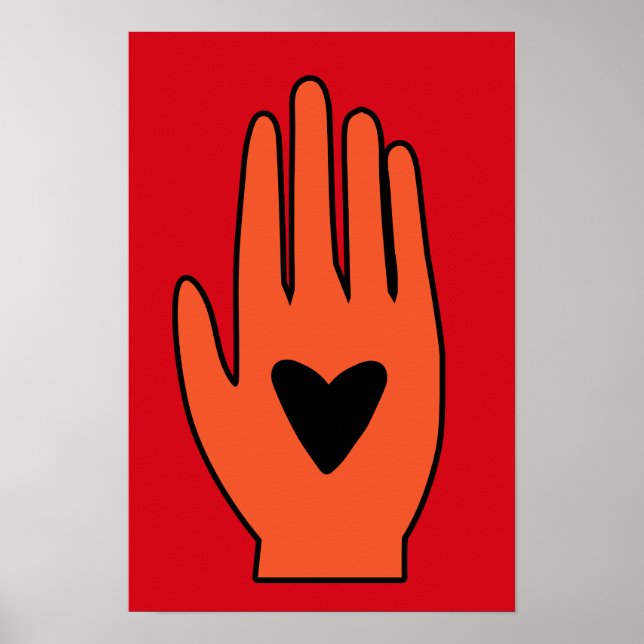 Poster Cessar-fogo agora mão design gráfica palestiniana (Frente)