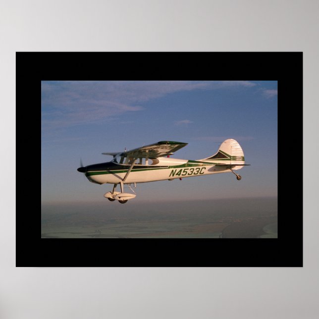 Póster Cessna 170, 1953, Sonoma, CA_Classic Aviation (Frente)