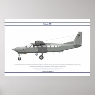 Poster Cessna 208 UAE