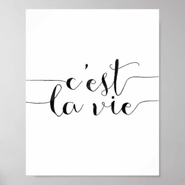 Poster C'est La Vie (Frente)