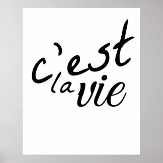 Póster C'est La Vie