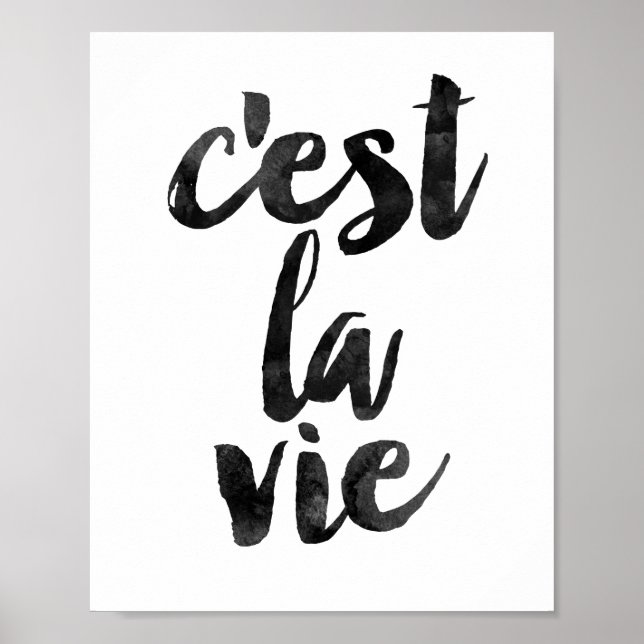 Póster C'est La Vie (Frente)