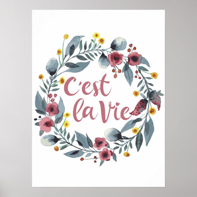 Poster C'est La Vie French (Frente)