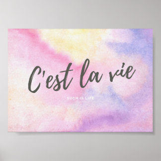 Poster CEST LA VIE French This Is Life